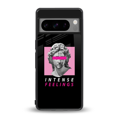 Intense Feelings back phone cover | glass case for google pixel 8 pro