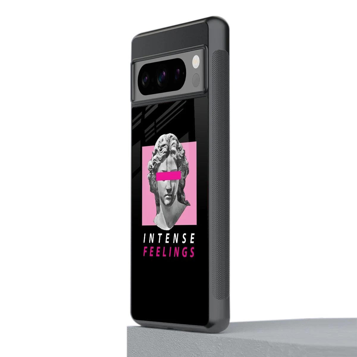 Intense Feelings stylish phone case for google pixel 8 pro | glossy glass and slim fit