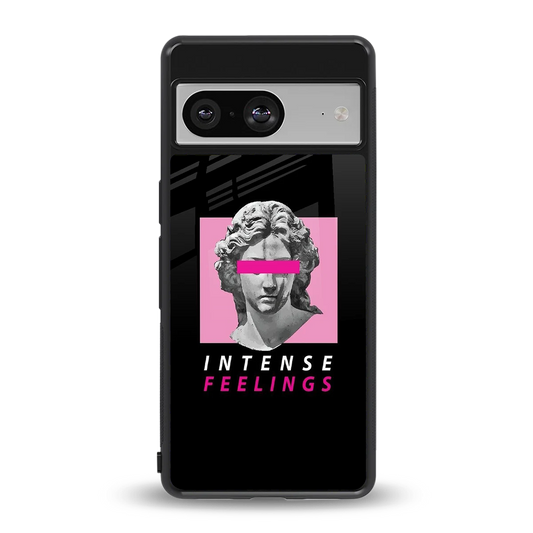 Intense Feelings back phone cover | glass case for google pixel 8