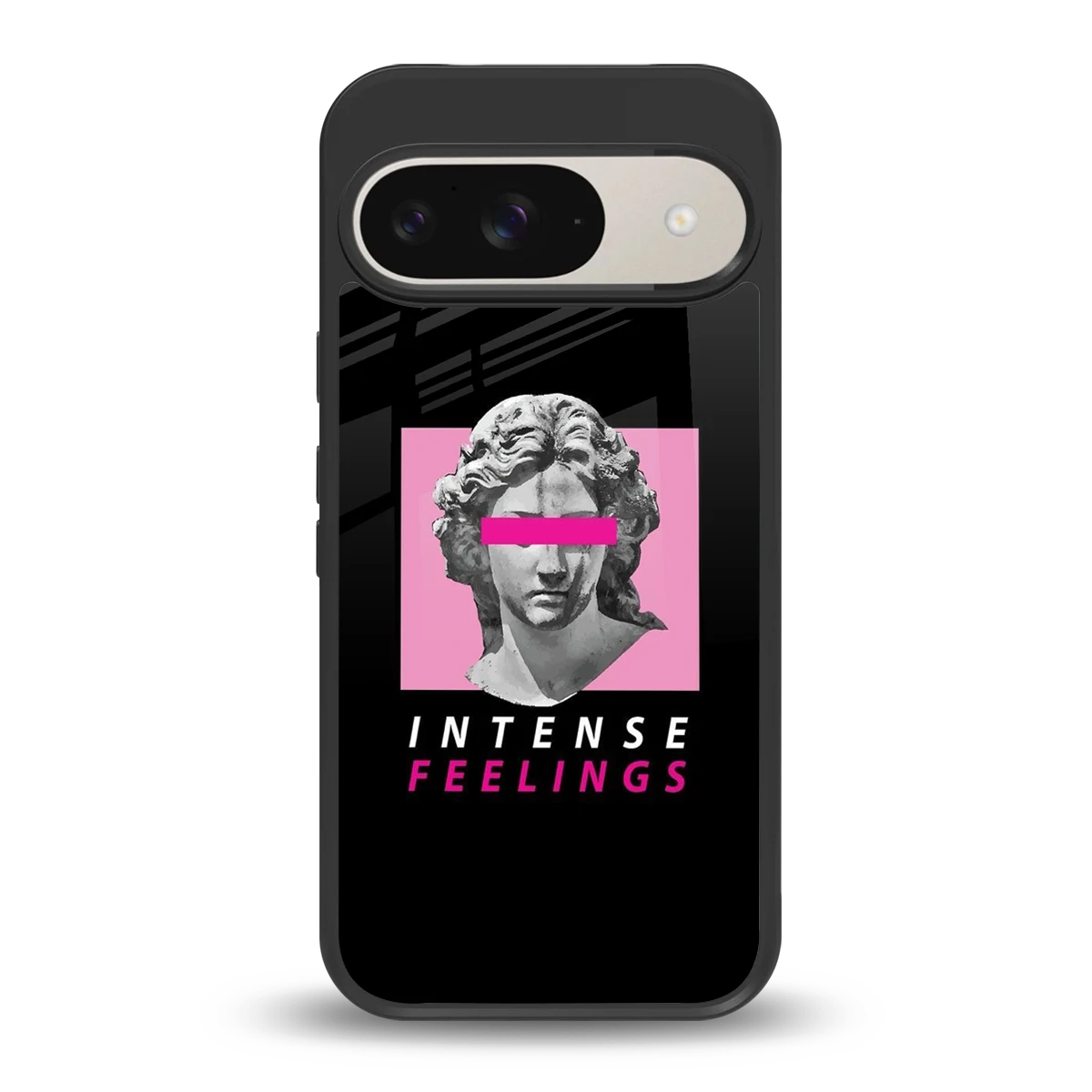 Intense Feelings back phone cover | glass case for google pixel 9