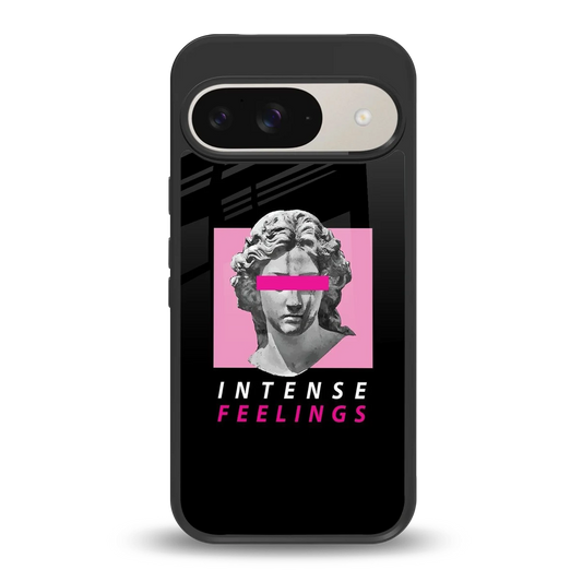 Intense Feelings back phone cover | glass case for google pixel 9