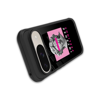 Intense Feelings stylish phone case for google pixel 9 | glossy glass and slim fit