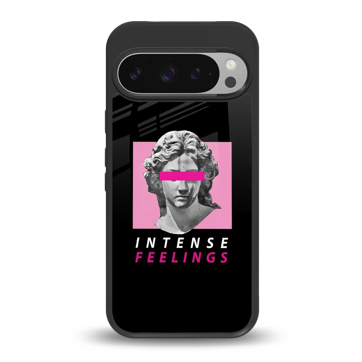 Intense Feelings back phone cover | glass case for google pixel 9 pro