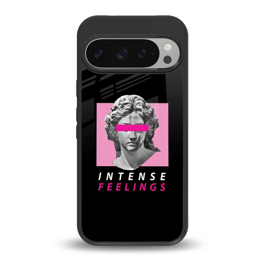 Intense Feelings back phone cover | glass case for google pixel 9 pro