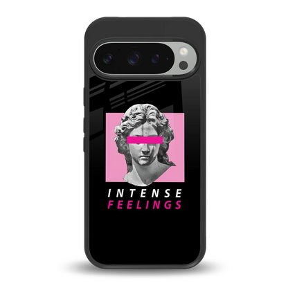 Intense Feelings back phone cover | glass case for google pixel 9 pro xl