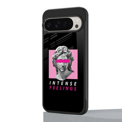 Intense Feelings google pixel 9 pro mobile cover | shockproof glass phone case