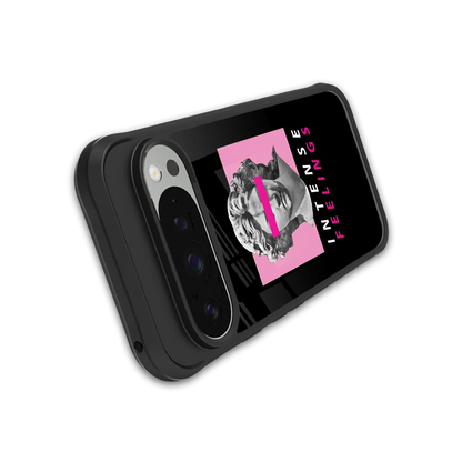 Intense Feelings stylish phone case for google pixel 9 pro | glossy glass and slim fit