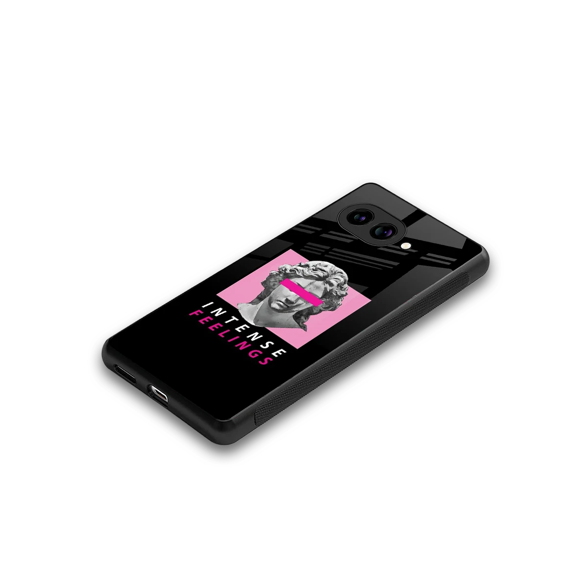 Intense Feelings stylish phone case for google pixel 10a | glossy glass and slim fit
