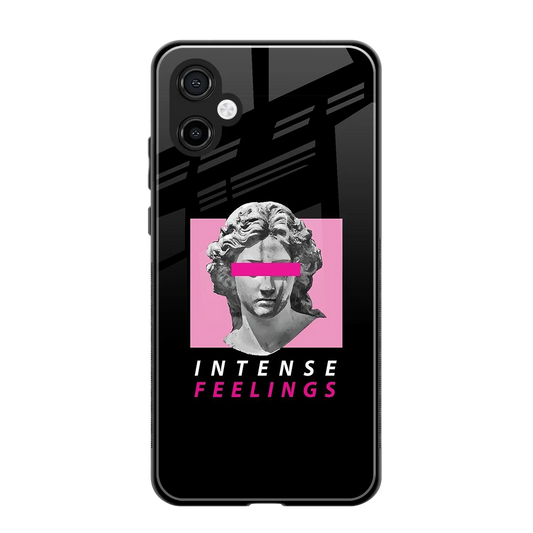 Intense Feelings back phone cover | glass case for samsung galaxy a06 5g
