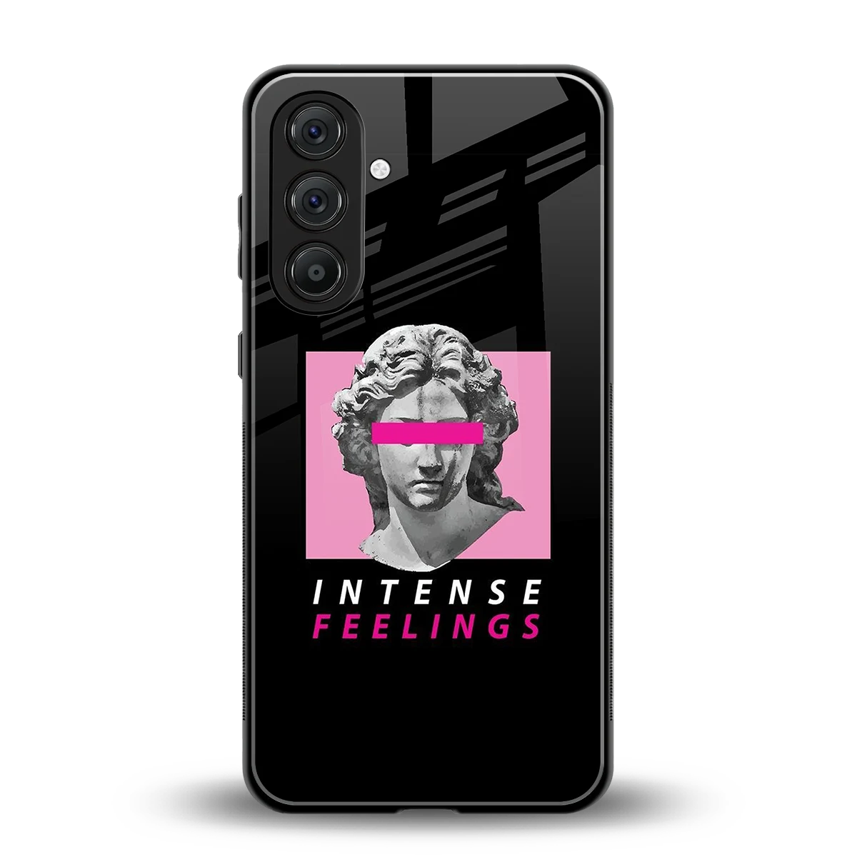 Intense Feelings back phone cover | glass case for samsung galaxy a37 5g