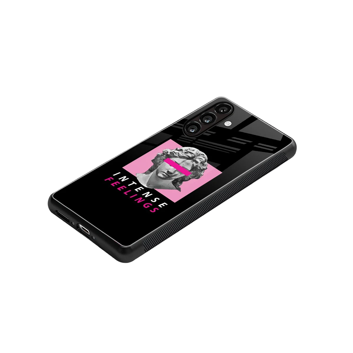 Intense Feelings stylish phone case for samsung galaxy m35 5g | glossy glass and slim fit