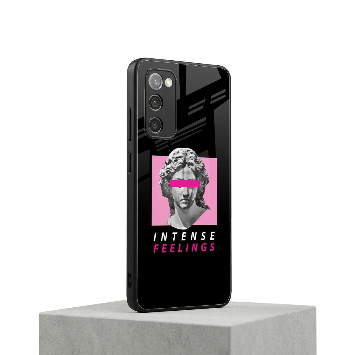 Intense Feelings samsung galaxy s20 fe mobile cover | shockproof glass phone case