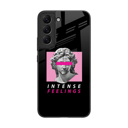 Intense Feelings back phone cover | glass case for samsung galaxy s22