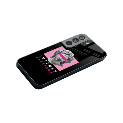 Intense Feelings stylish phone case for samsung galaxy s22 | glossy glass and slim fit