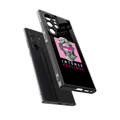 Intense Feelings sleek samsung galaxy s23 ultra cover with tempered glass back and TPU edges