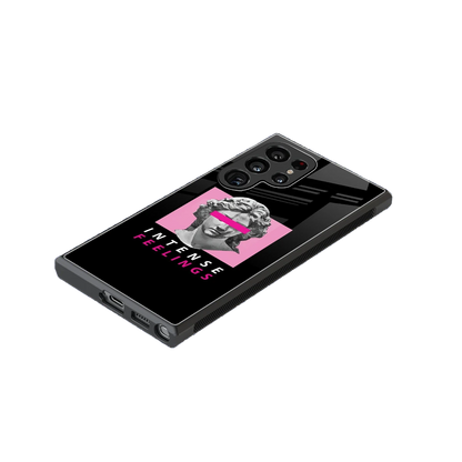 Intense Feelings stylish phone case for samsung galaxy s24 ultra | glossy glass and slim fit