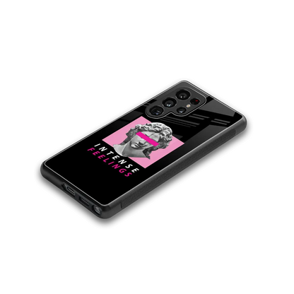 Intense Feelings stylish phone case for samsung galaxy s25 ultra | glossy glass and slim fit