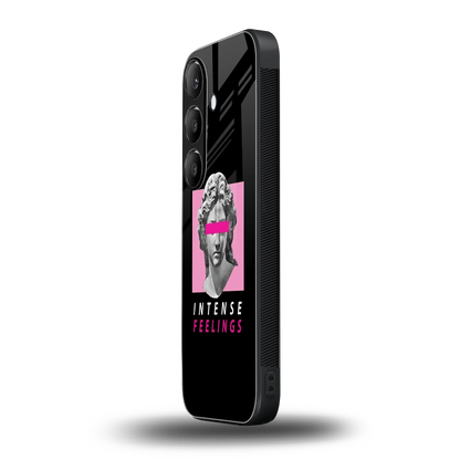 Intense Feelings samsung galaxy s24 mobile cover | shockproof glass phone case