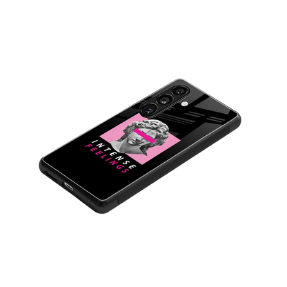 Intense Feelings stylish phone case for samsung galaxy s24 | glossy glass and slim fit
