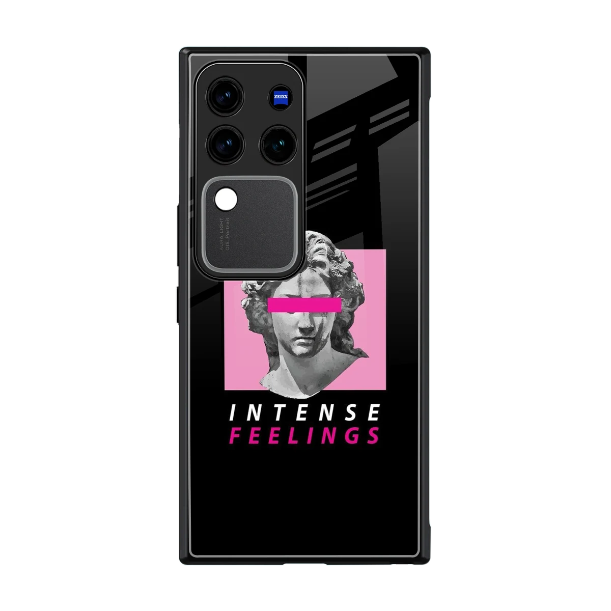 Intense Feelings back phone cover | glass case forvivo v30 pro