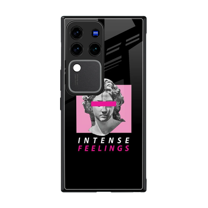 Intense Feelings back phone cover | glass case forvivo v30 pro