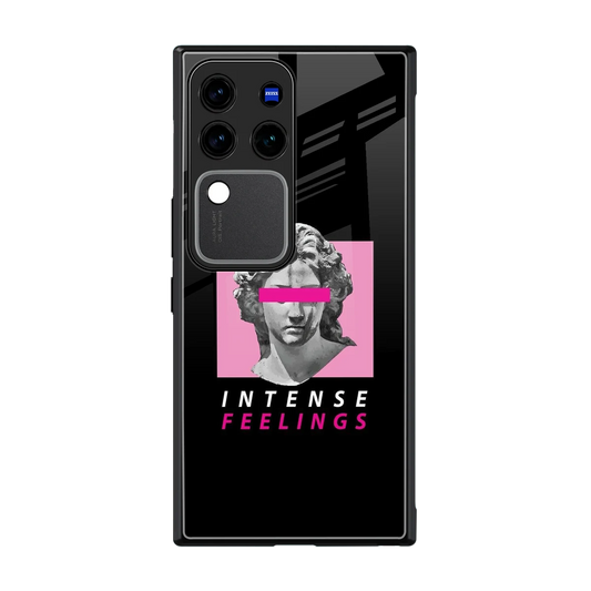 Intense Feelings back phone cover | glass case forvivo v30 pro