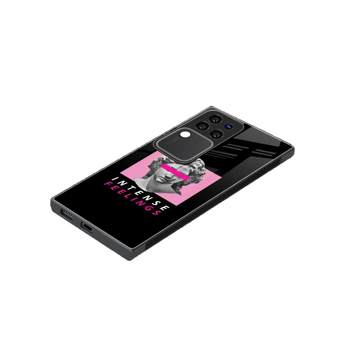 Intense Feelings stylish phone case forvivo v30 pro | glossy glass and slim fit