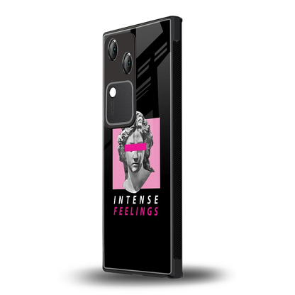 Intense Feelings vivo v30 mobile cover | shockproof glass phone case