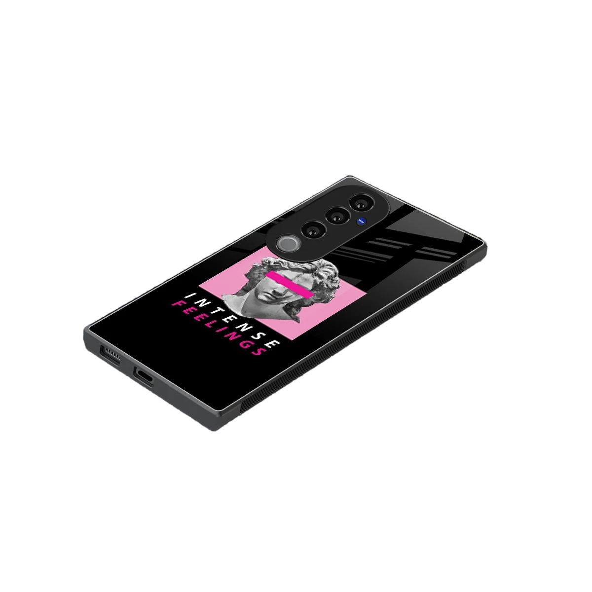 Intense Feelings stylish phone case for vivo v40 pro | glossy glass and slim fit
