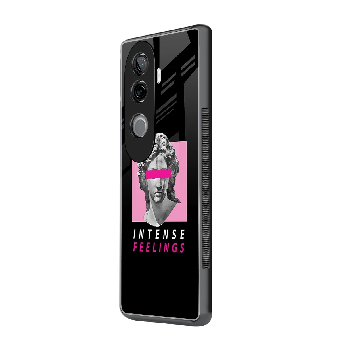 Intense Feelings vivo v40e mobile cover | shockproof glass phone case