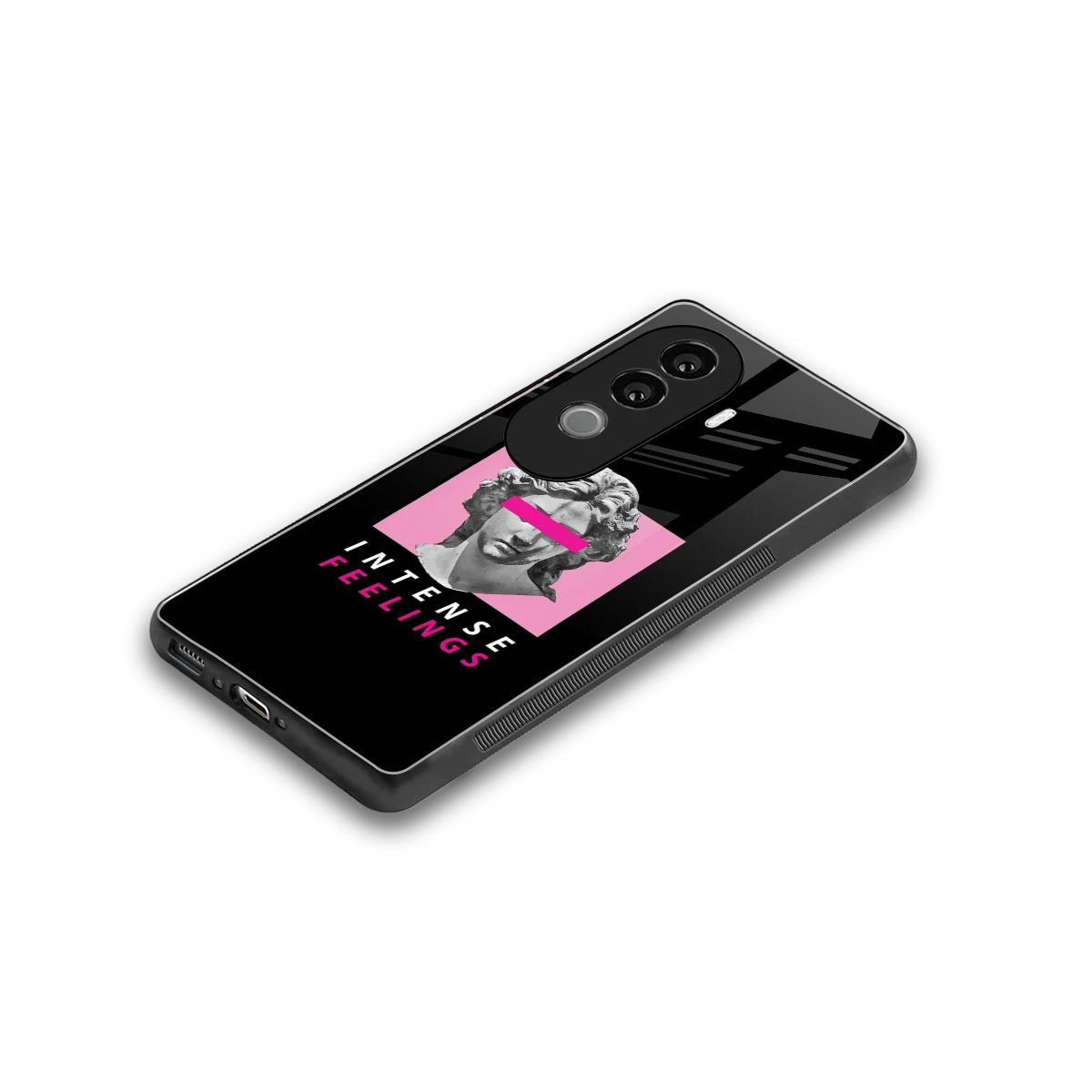 Intense Feelings stylish phone case for vivo v40e | glossy glass and slim fit