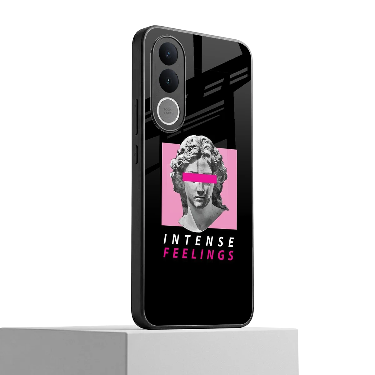 Intense Feelings vivo v70 fe mobile cover | shockproof glass phone case