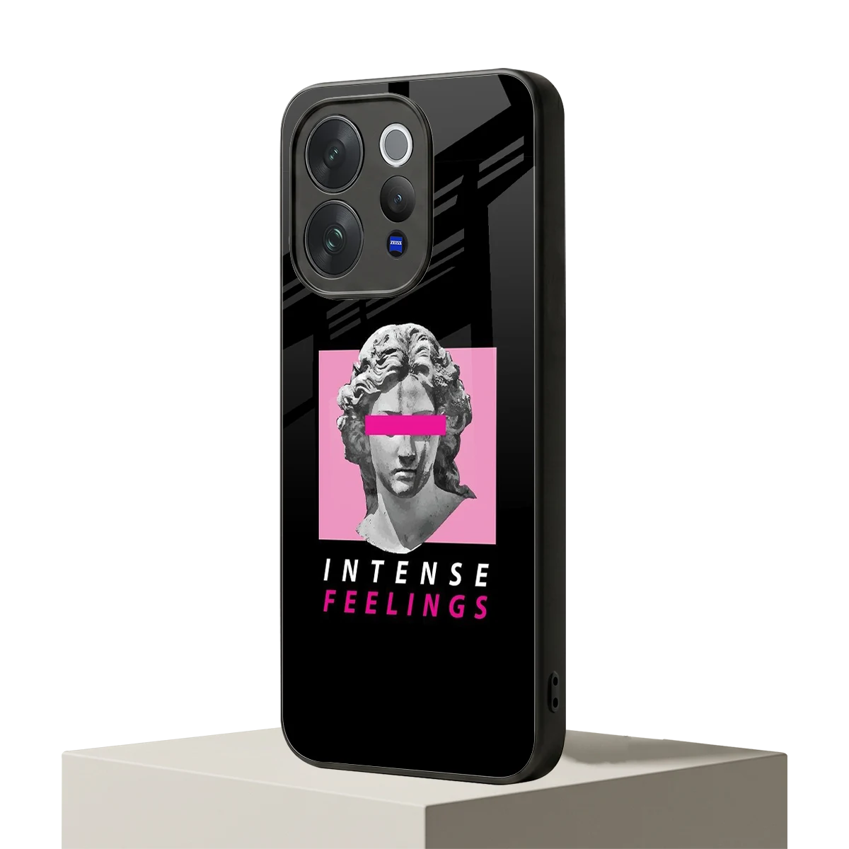 Intense Feelings vivo v70 mobile cover | shockproof glass phone case