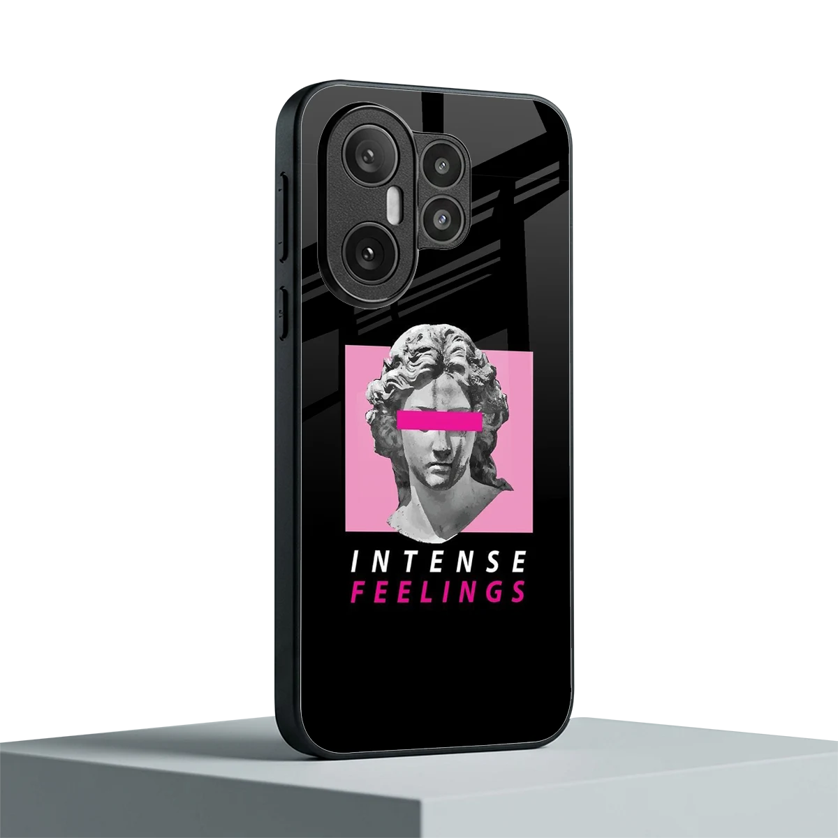 Intense Feelings vivo x200 fe mobile cover | shockproof glass phone case