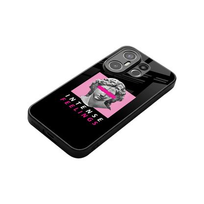 Intense Feelings stylish phone case for vivo x200 fe | glossy glass and slim fit