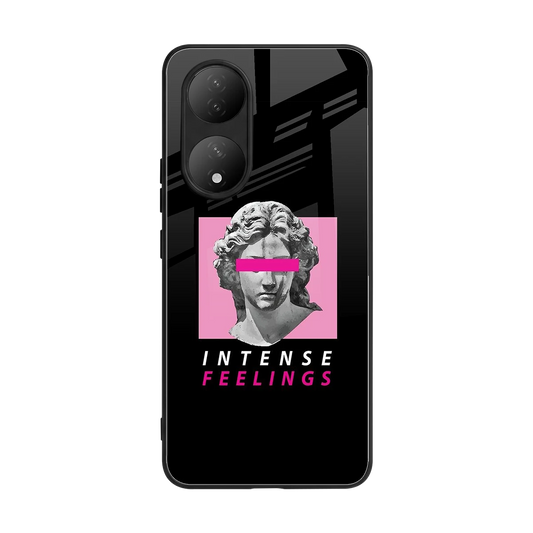 Intense Feelings back phone cover | glass case for Vivo-y100
