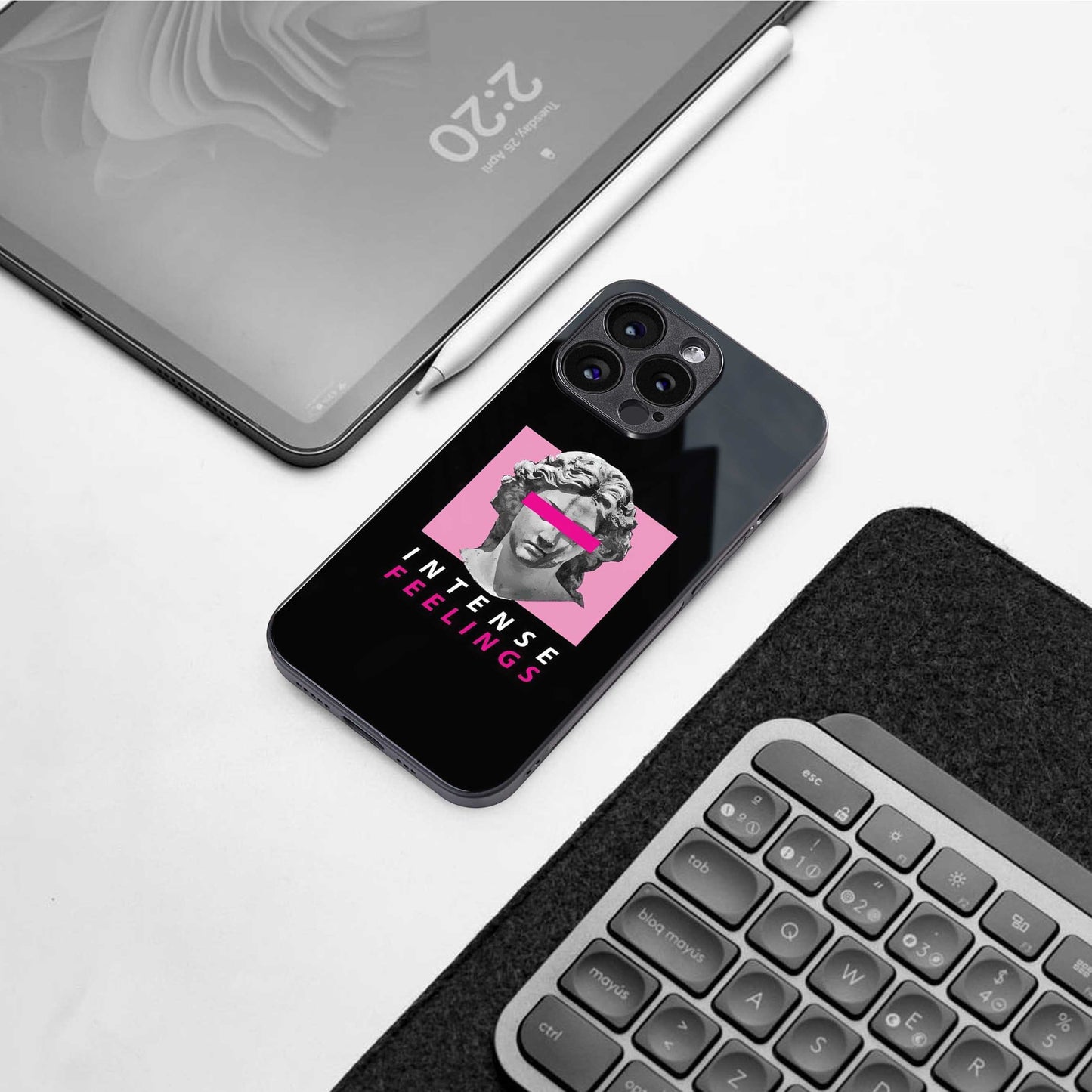 Intense Feelings Phone Case for Iphone 16 | Glass Case