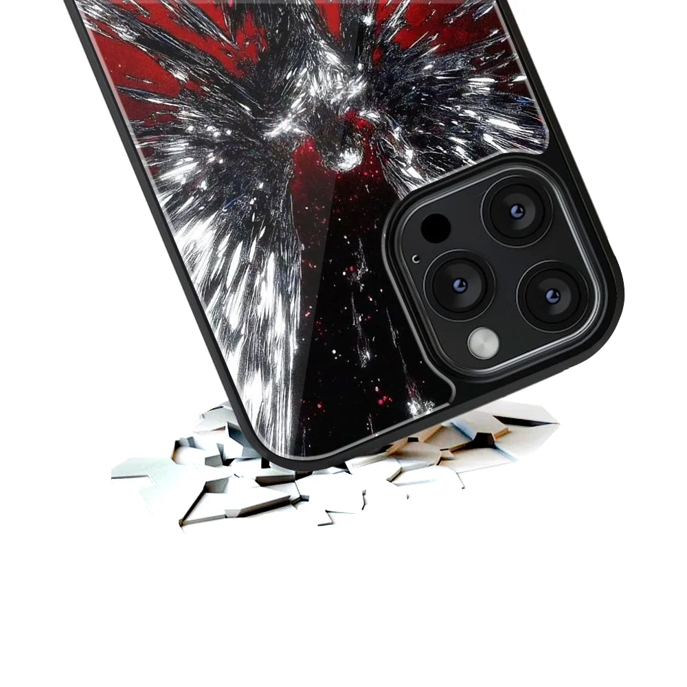 Durable Glass Back Mobile Case for iPhone, Samsung, OnePlus, Google Pixel, Redmi, Vivo, Oppo