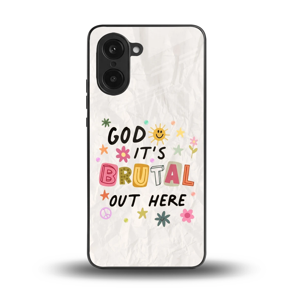 It's Brutal Out Here back phone cover | glass case for oneplus nord ce5 5g