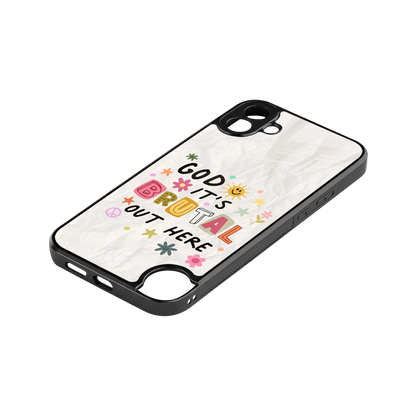 It's Brutal Out Here stylish phone case for cmf nothing phone 1 | glossy glass and slim fit