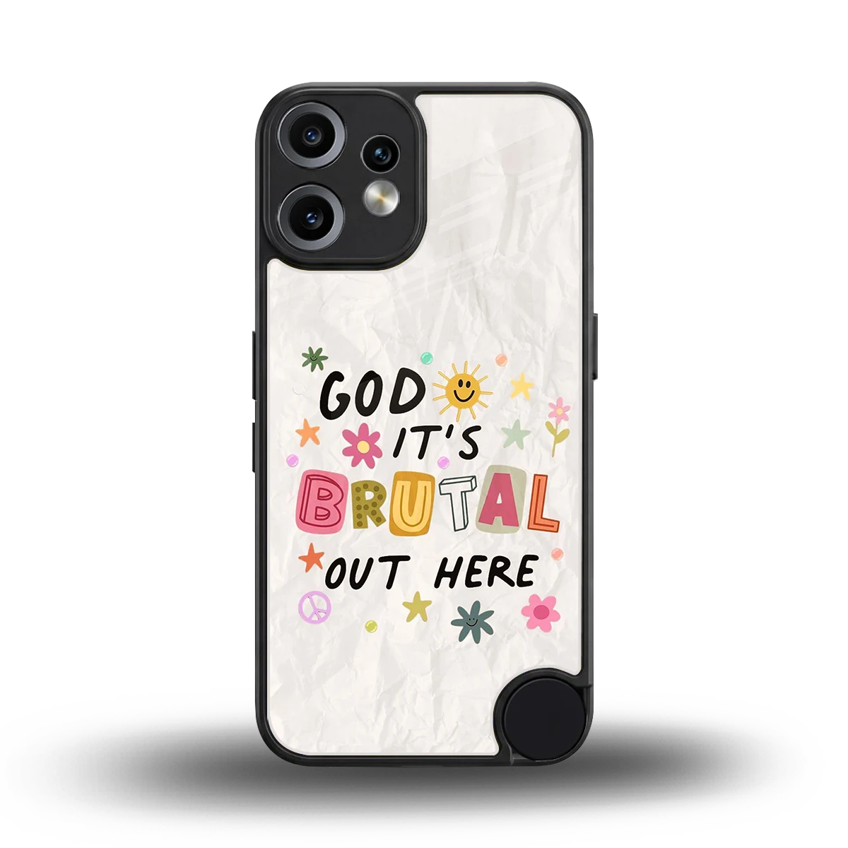 It's Brutal Out Here back phone cover | glass case for cmf nothing phone 2 pro