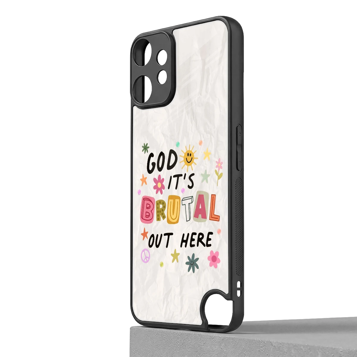 It's Brutal Out Here cmf nothing phone 2 pro mobile cover | shockproof glass phone case