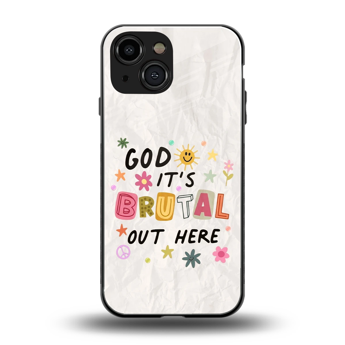 It's Brutal Out Here back phone cover | glass case for iphone 12 mini