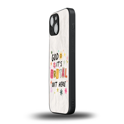 It's Brutal Out Here iphone 13 mini mobile cover | shockproof glass phone case