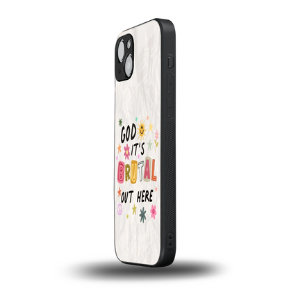 It's Brutal Out Here iphone 13 mobile cover | shockproof glass phone case
