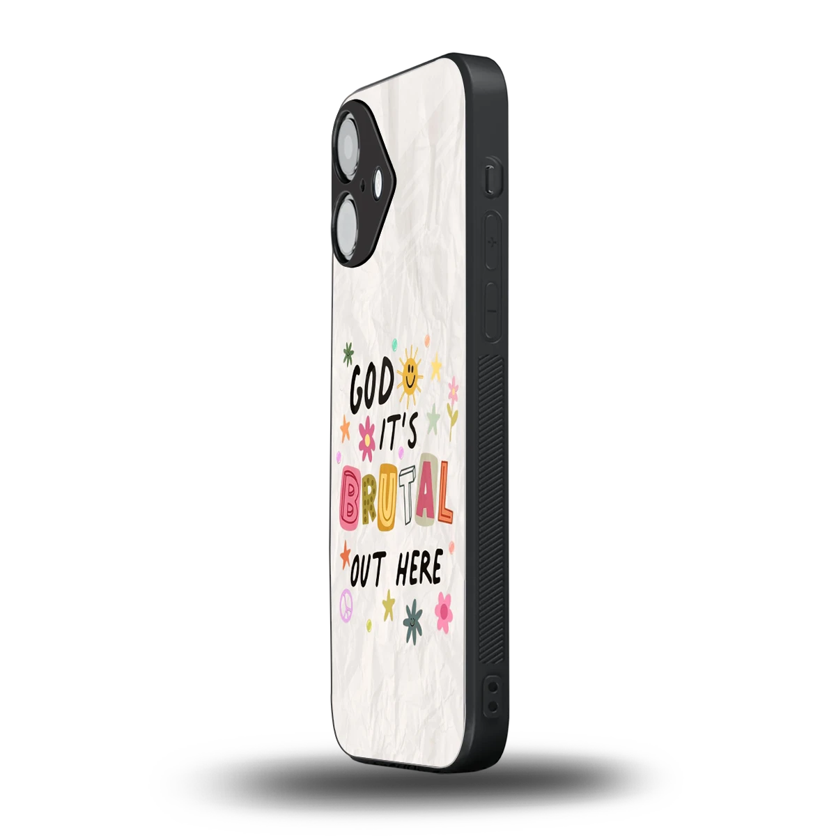 It's Brutal Out Here iPhone 16 mobile cover | shockproof glass phone case