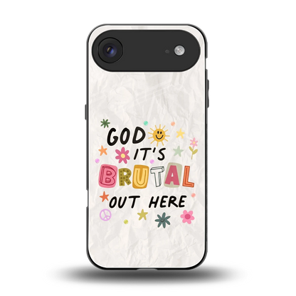 It's Brutal Out Here back phone cover | glass case for iphone air