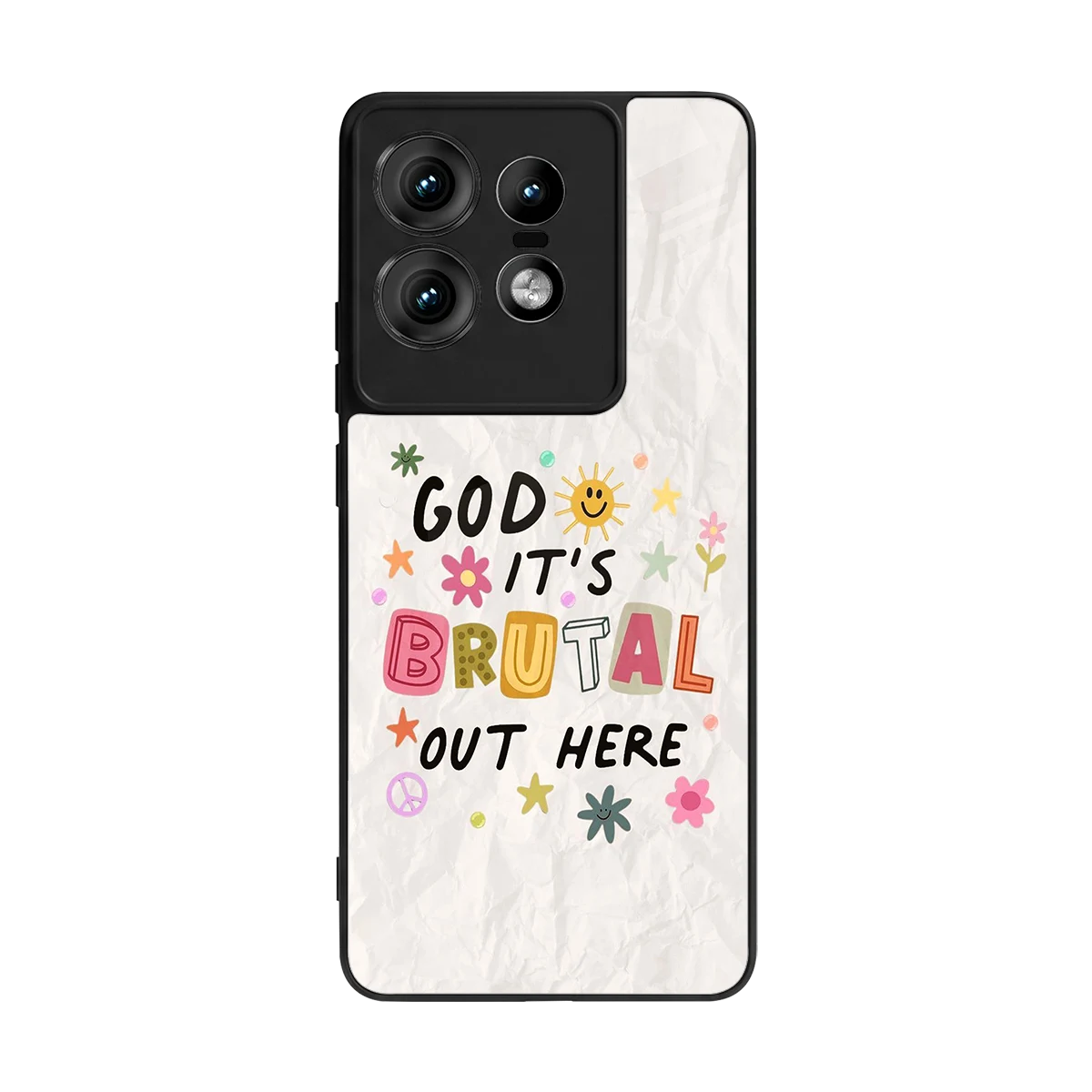 It's Brutal Out Here back phone cover | glass case for motorola edge 50 pro