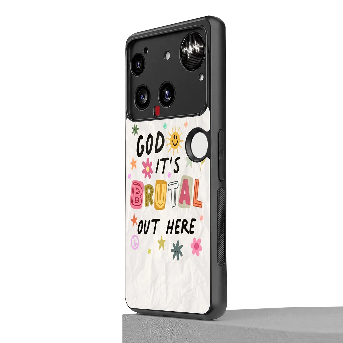 It's Brutal Out Here nothing phone 3 mobile cover | shockproof glass phone case