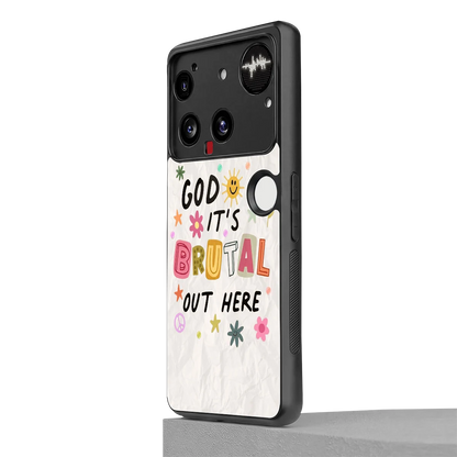 It's Brutal Out Here nothing phone 3 mobile cover | shockproof glass phone case